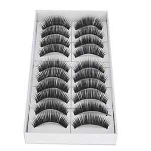 Pestañas postizas largas negras